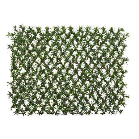 NEARLY NATURALS 39 in. Podocarpus Expandable Fence & Waterproof 4235